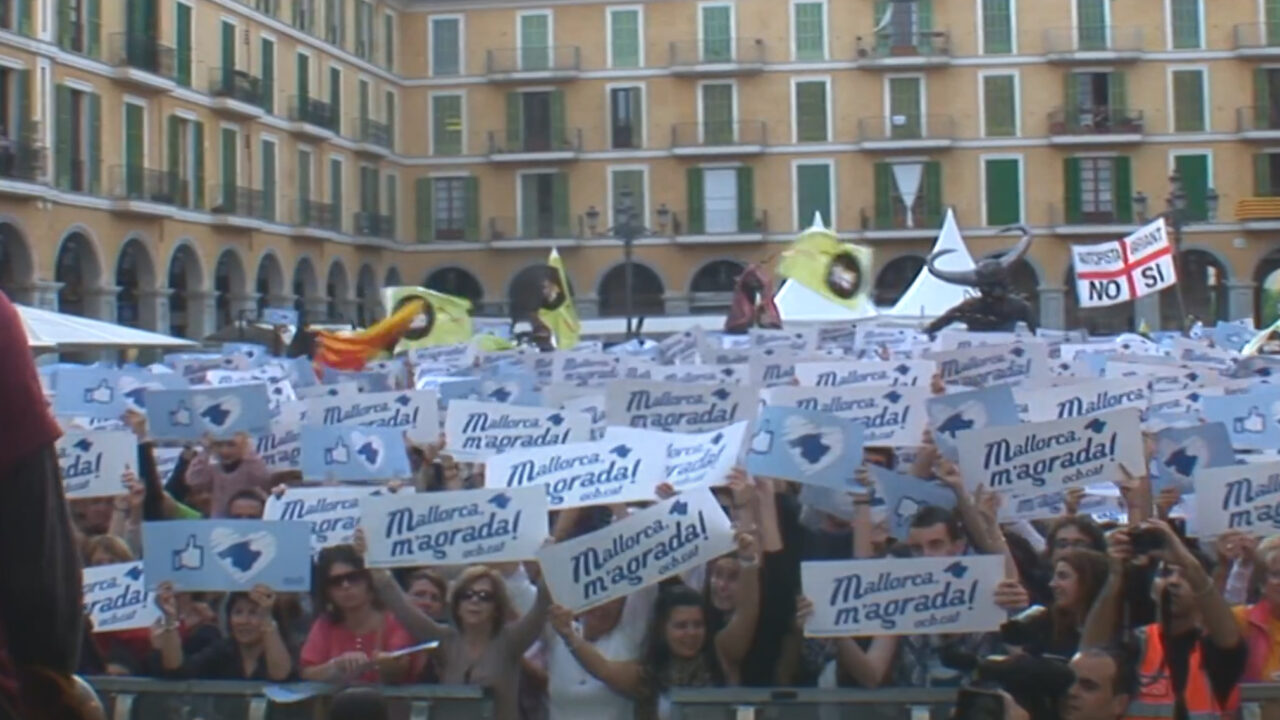 Mallorca, m'agrada! · Diada " " a la plaça Major de Palma, OCB