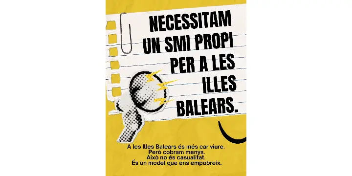 MÉS reclama al Govern que lluiti per un salari mínim i un IVA per a les Balears