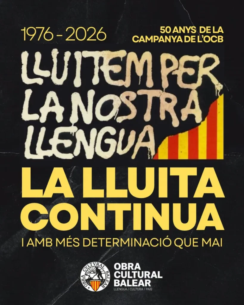 50 anys després de la memorable campanya ‘Lluitem per la nostra llengua’, l’OCB renova el compromís: la lluita continua!