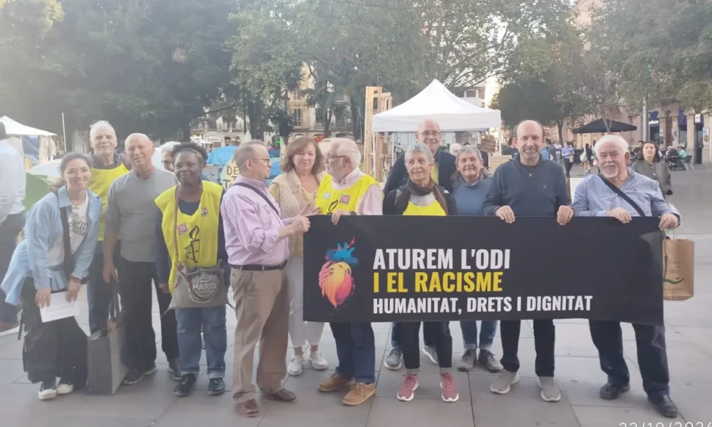 Gest contra l'odi, el racisme i la intolerància al centre de Palma